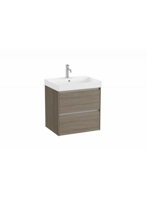 Roca Ona 2 fiókos alsószekrény 60x46x64,5 FineCeramic mosdóv