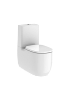 Roca Beyond falra tolható Rimless monoblokkos WC csésze Fehé