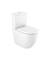 Roca Meridian Compact WC csésze, mélyöblítésű, Rimless, fehé