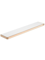 Roca Tempo fali üvegpolc 60 cm fém kerettel, rózsa arany A81