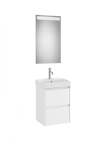 Roca Ona Pack 2 fiókos mosdószekrény mosdóval 45x36 tükör LE