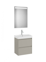 Roca Ona Pack 2 fiókos mosdószekrény mosdóval 55x36 tükör LE