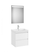 Roca Ona Pack 2 fiókos alsószekrény mosdóval 60x46 tükör LED