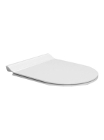 Sapho Gsi Norm WC-ülőke, SLIM, Soft Close, fehér/króm MS86CS